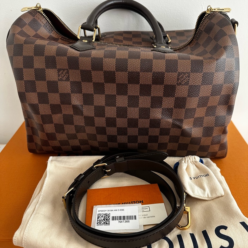 Louis Vuitton Speedy 35 Bandouliere Damier